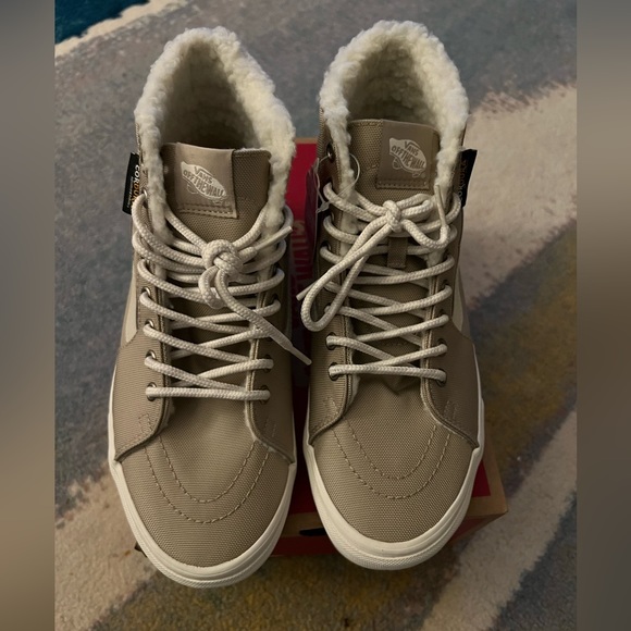 Rare Van’s Sherpa Sk8-Hi Cordura “Walnut” - NWT Men’s side 7 (Women’s 8.5) - Picture 7 of 14